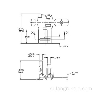 12-18 AWG FASTON 250 Series Terminal 42511-2